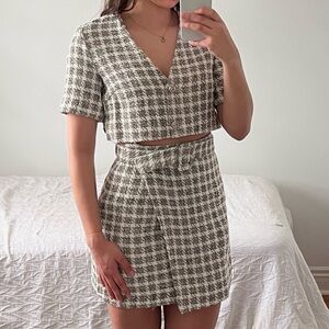 New Zara tweed dress